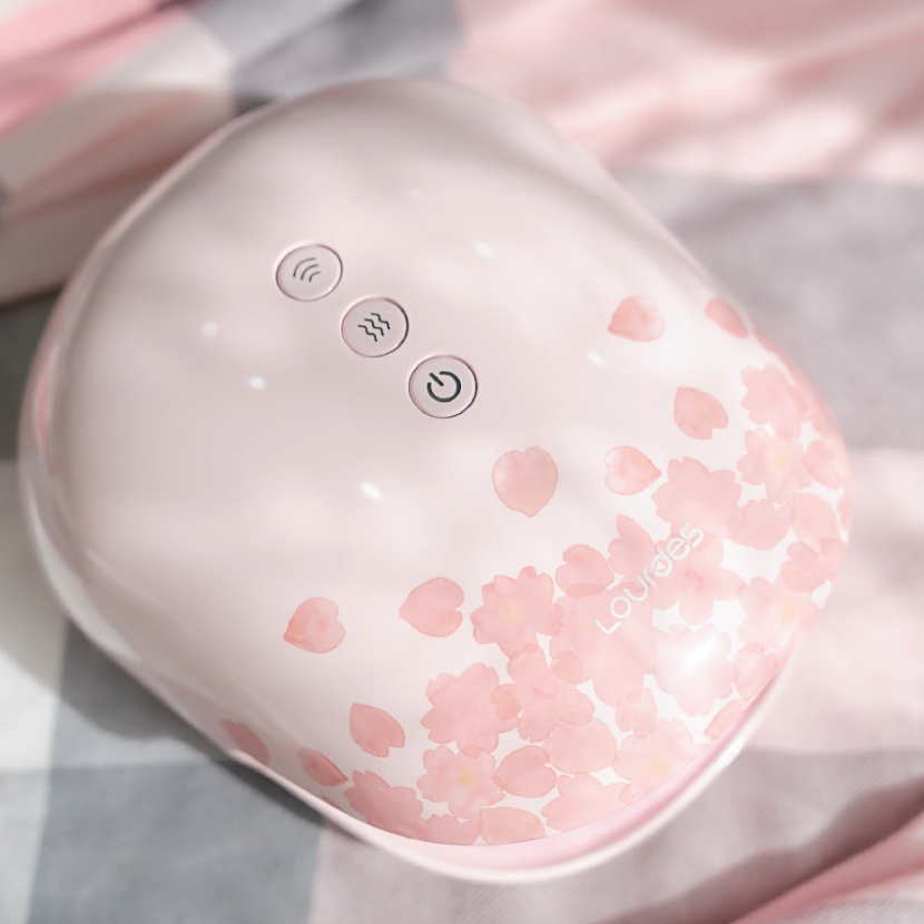 Lourdes - 升級版溫感手部按摩器 AX-HXL1805 (櫻花粉) 【香港行貨】 Lourdes