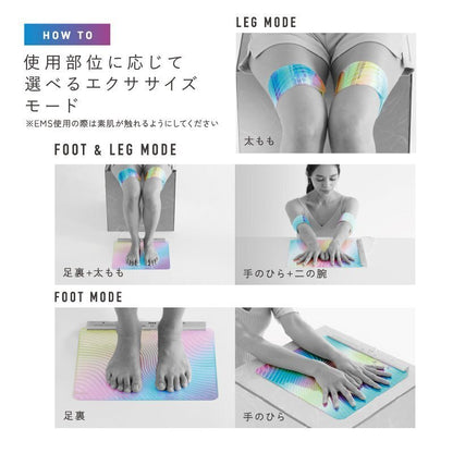 Lourdes - AX-FRL909 EMS Multi-function Microcurrent Muscle Shaping Pad [Hong Kong Licensed Product]