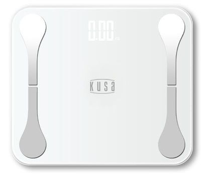 Kusa - WS-100-WH Smart Weight and Fat Scale White (With APP) High Precision Digital
