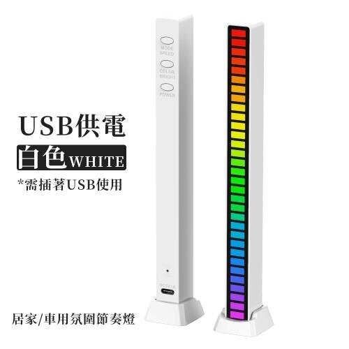一品 - KP004 RGB拾音LED聲控氛圍燈（黑/白色 一對） Ippinmall