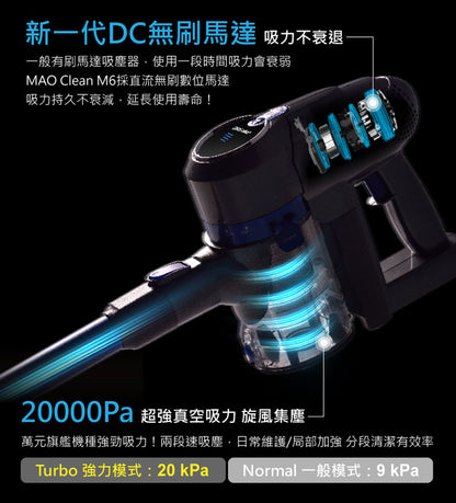 Bmxmao - Handheld Cordless Vacuum Cleaner MAO Clean M6 Blue 