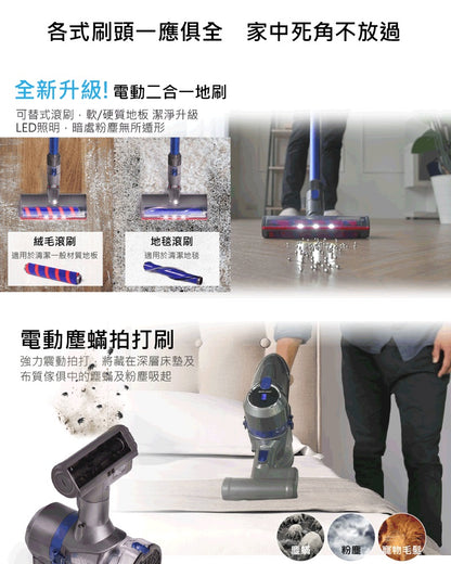 Bmxmao - Handheld Cordless Vacuum Cleaner MAO Clean M6 Blue 