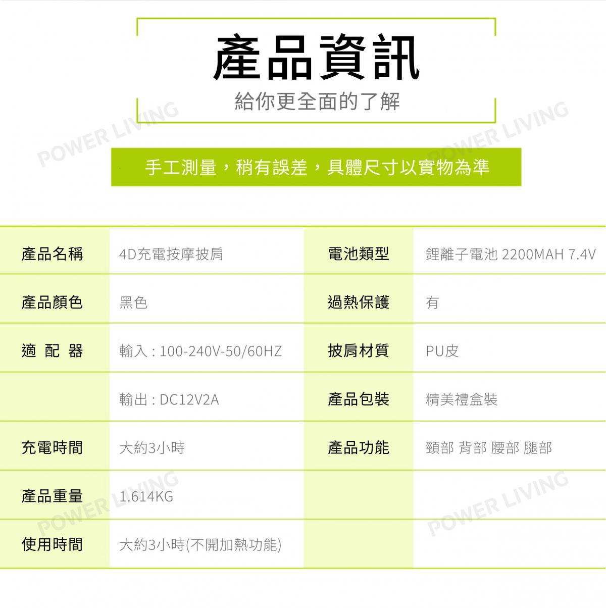 Oreadex - 【香港行貨】無線頸背部指壓式按摩器 OD580 Oreadex