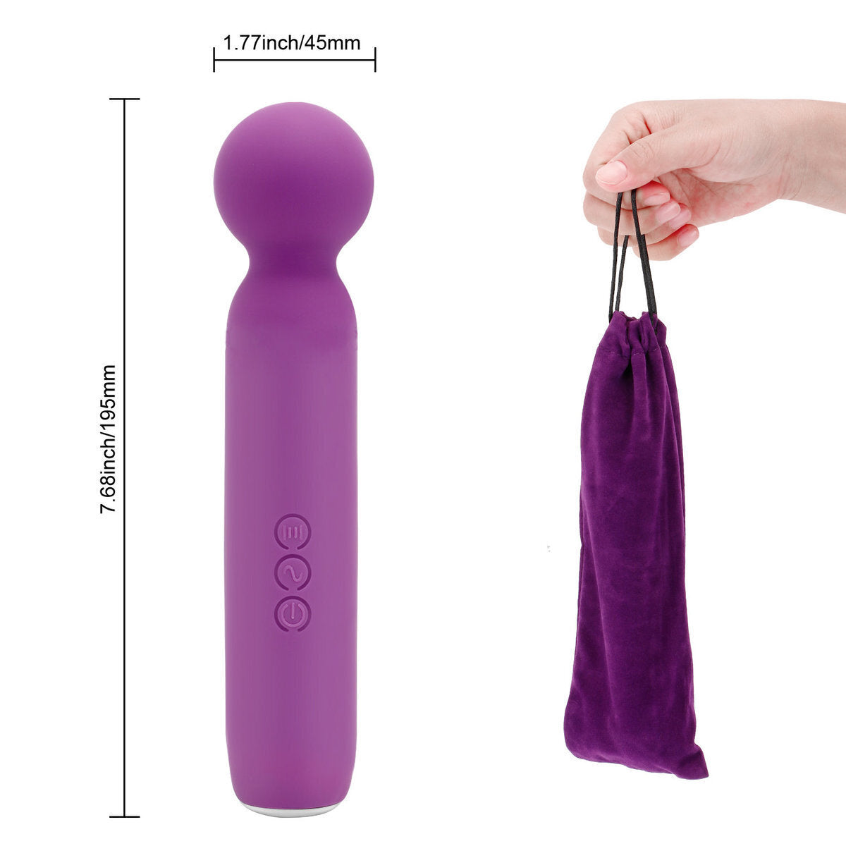 Oreadex - 震動按摩捧紫色 OD294(沒有保養-7天有壞包換) Oreadex