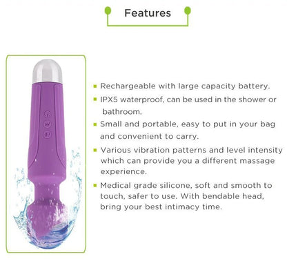 Oreadex - [Hong Kong licensed goods] Female-oriented sexy vibration massager OD291 (black)